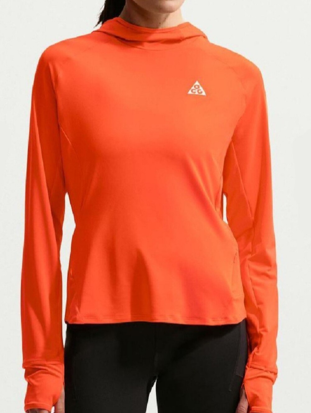 Nike Women's Trail UV Hooded  Mid Layer Running Shirt Long Sleeve HJ2310-633 M